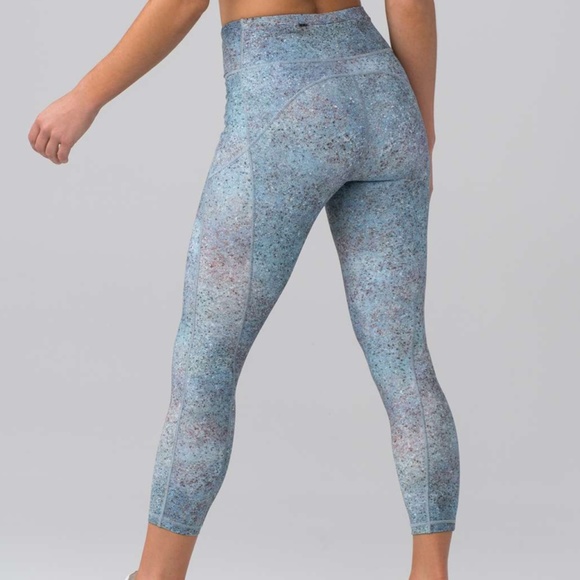 lululemon athletica Pants - Lululemon Final Lap Crop (23") Summer Haze Multi